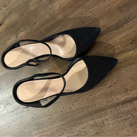 Club Monaco Shoes - Club Monaco Black Slingback Heels 36.5